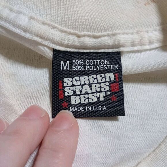 Vintage Screen Stars Shirt Size M Chevrolet Street Machine Single Stitch Mens - Picture 9 of 10